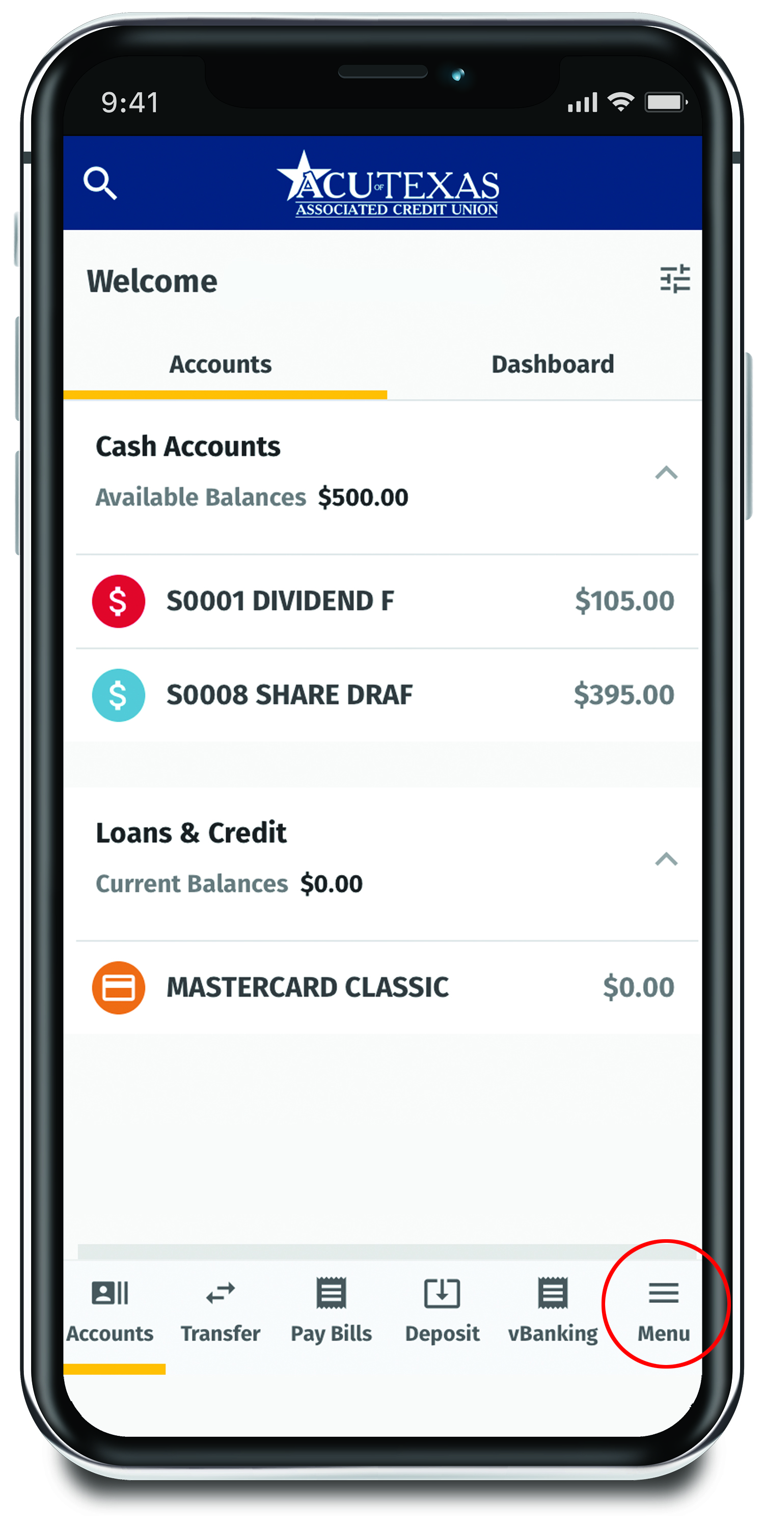 estatements screenshot step 1